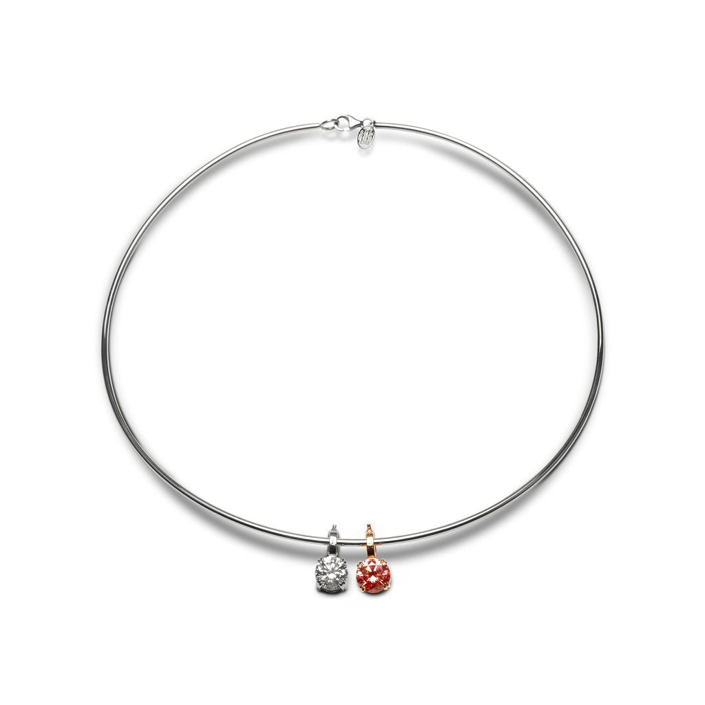 Necklace Immortal 18k Rose and White Gold