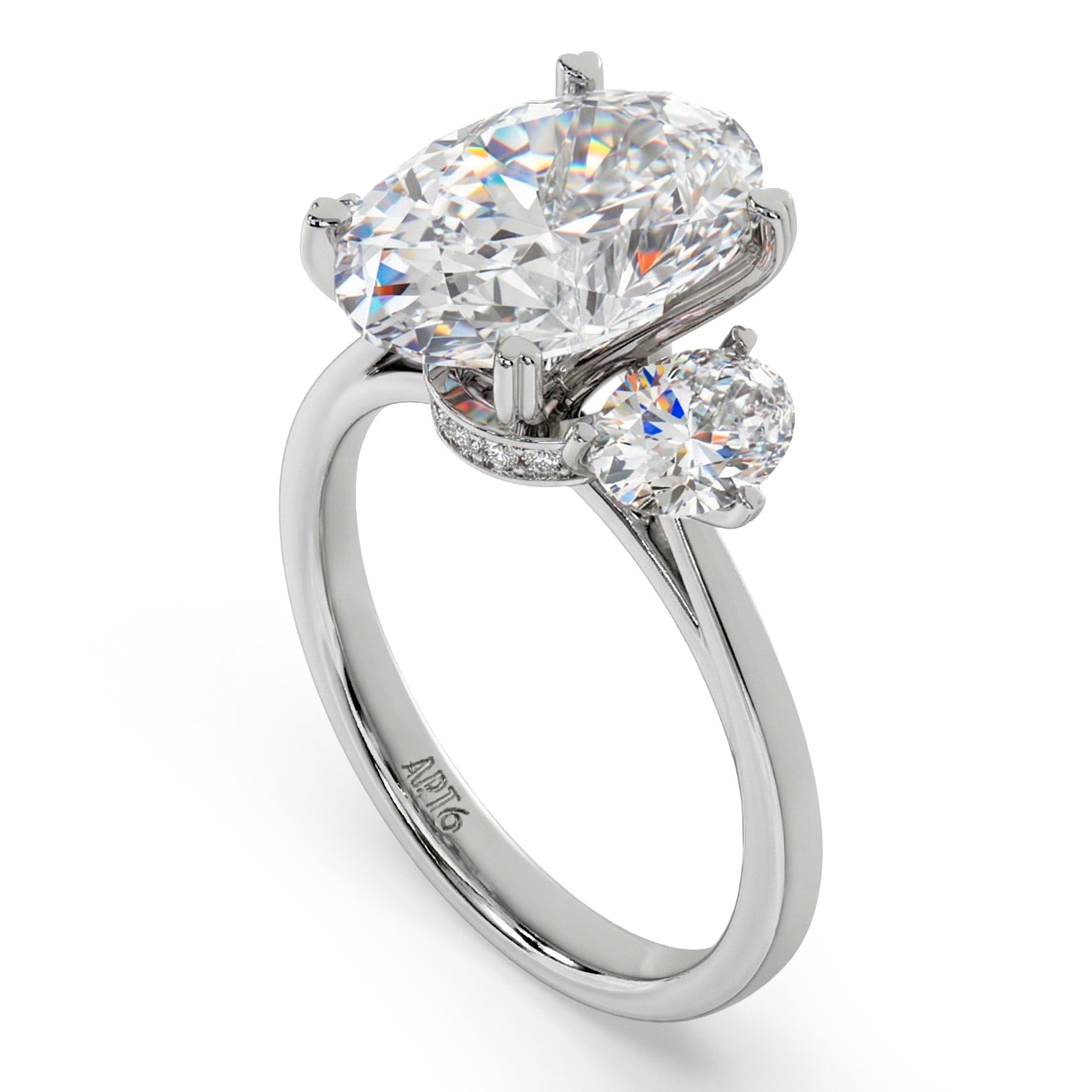 Ring Doll Engagement White Gold