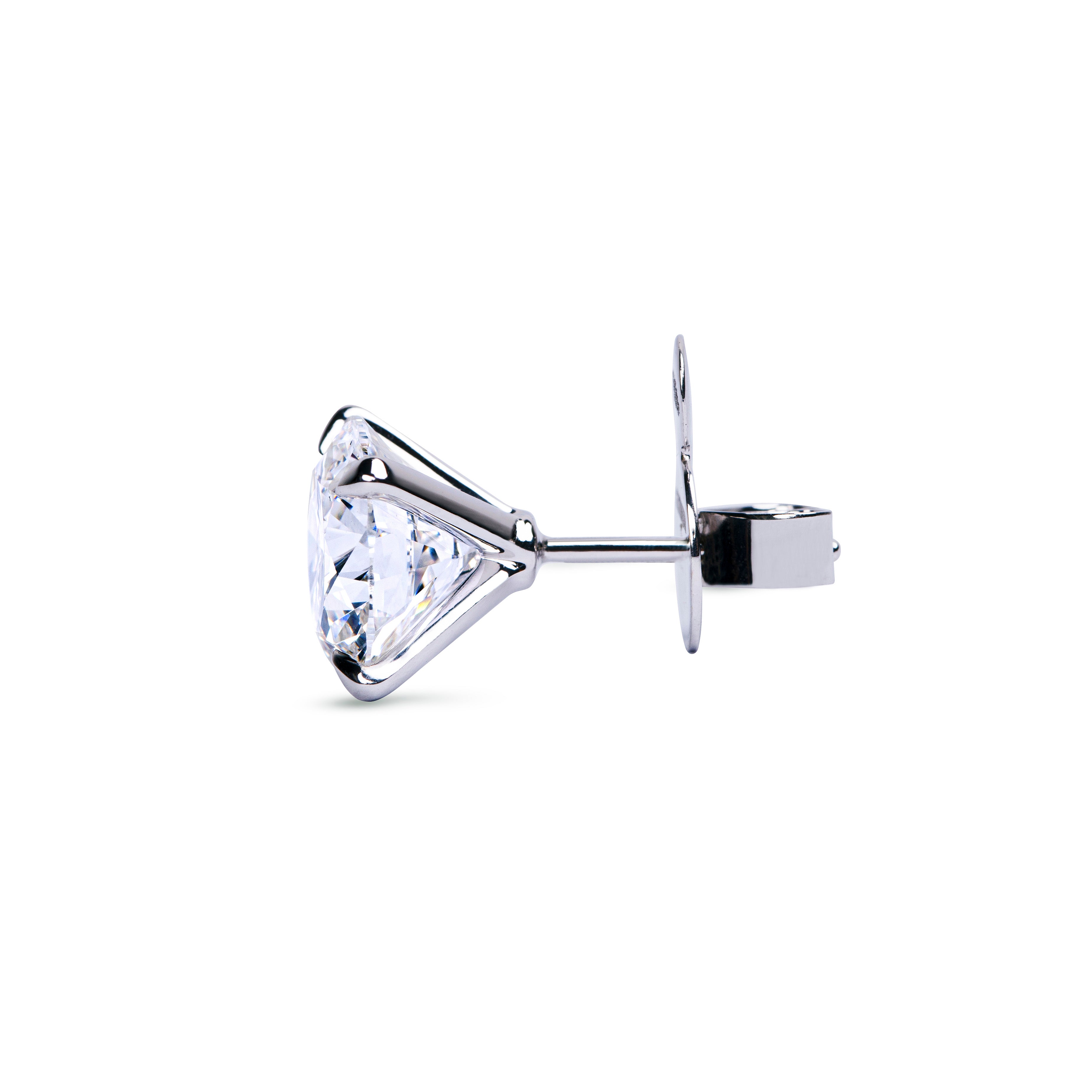Earrings Immortal Single Studs White Gold