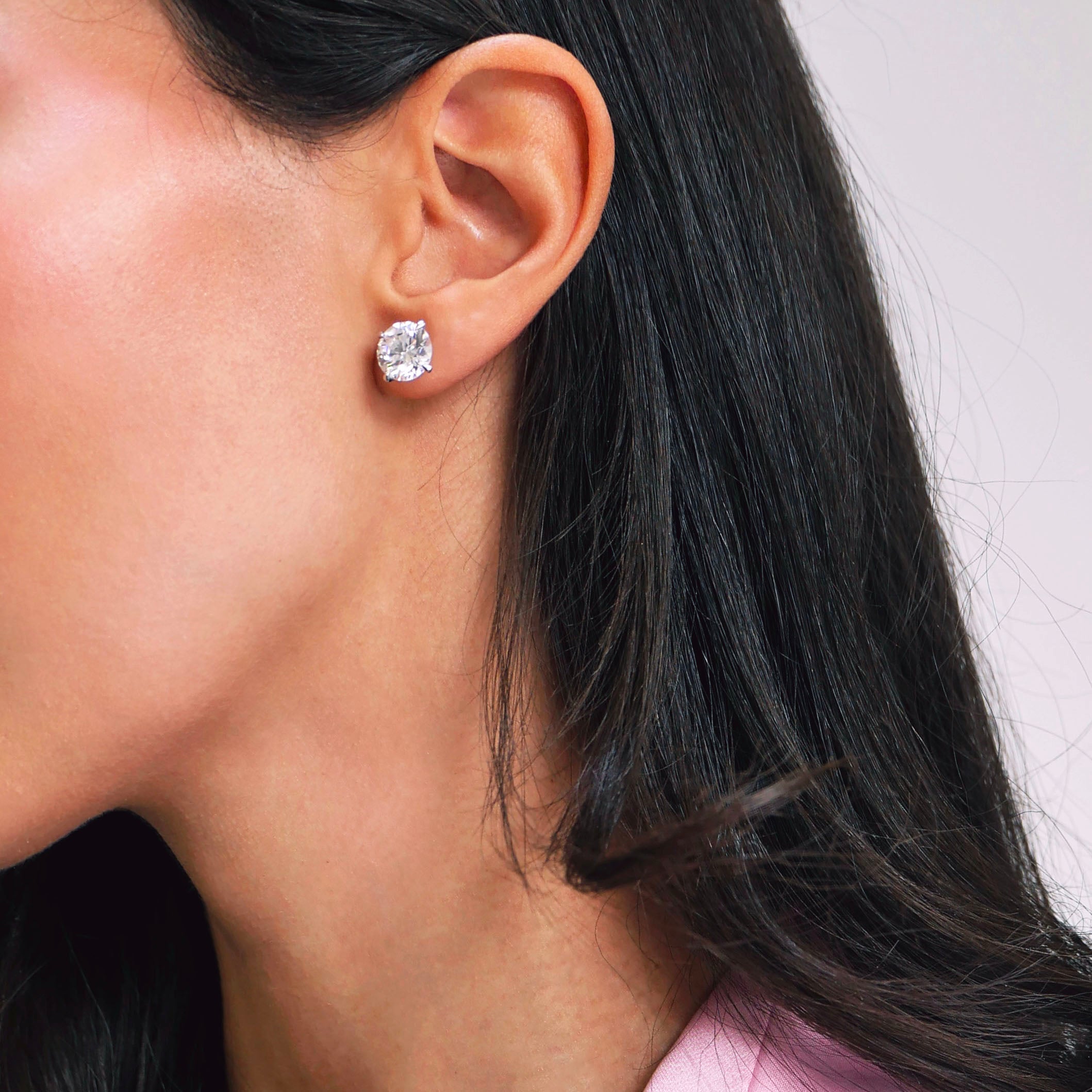 Earrings Immortal Single Studs White Gold