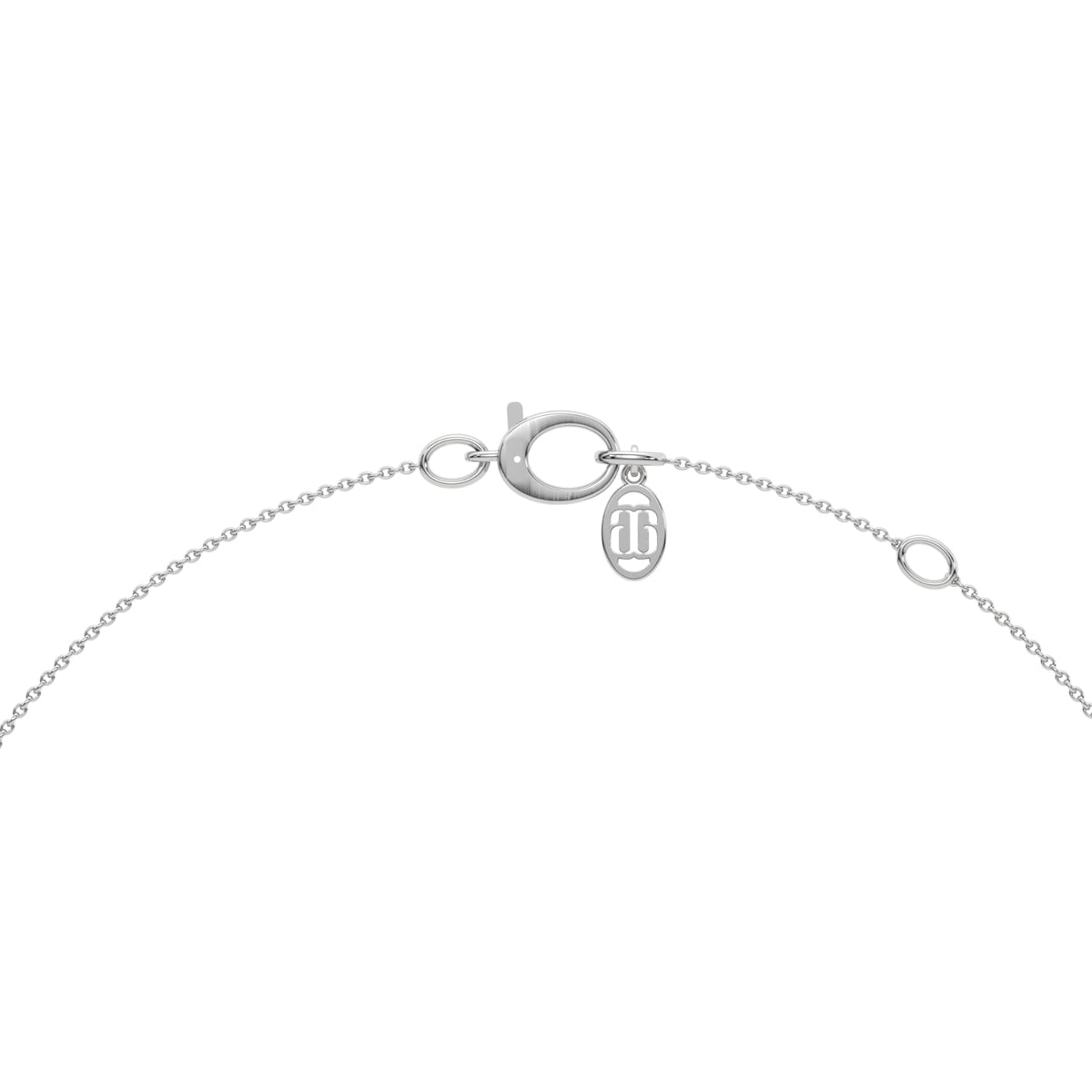 Paraíba Blue Cushion Necklace In White Gold