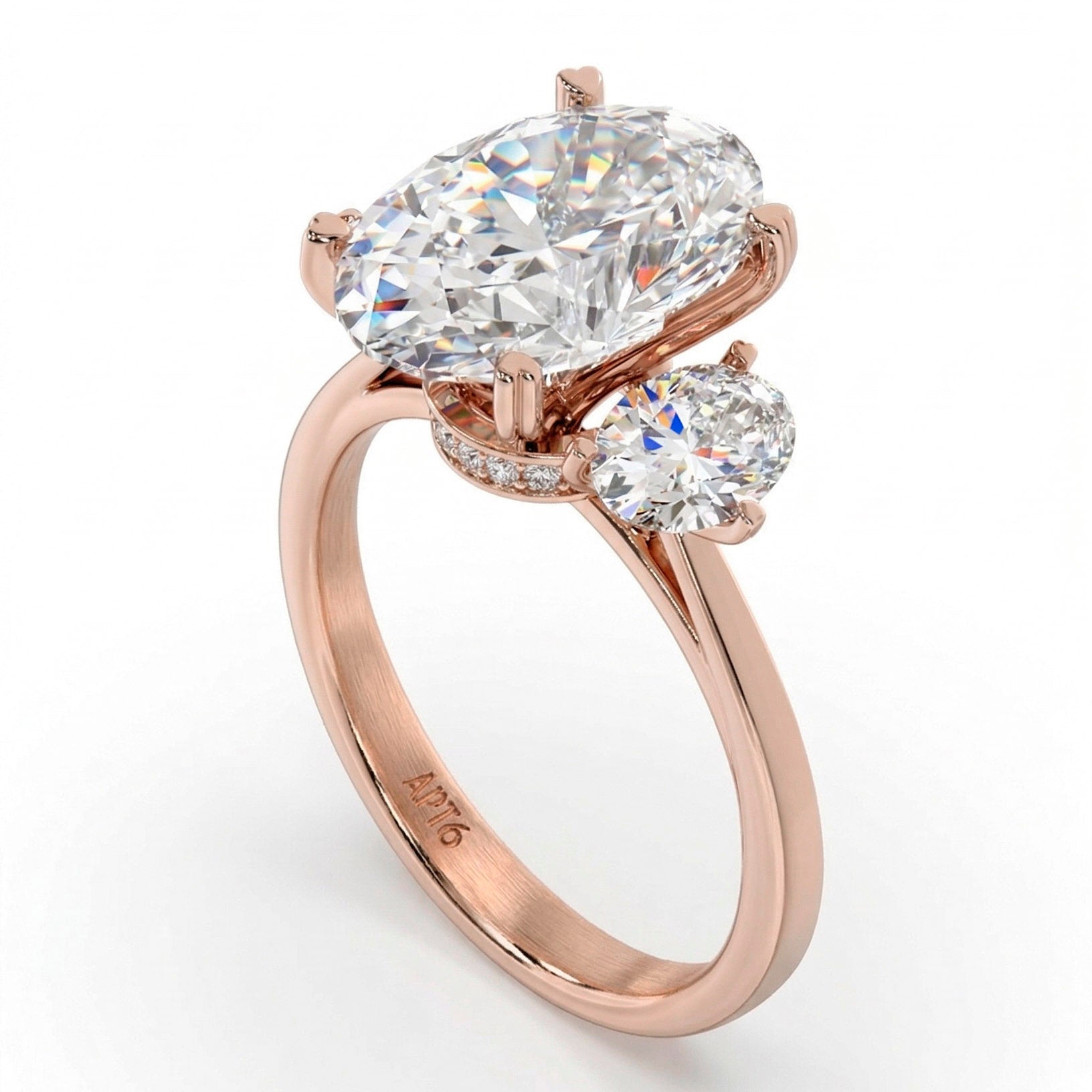 Ring Doll Engagement White Gold