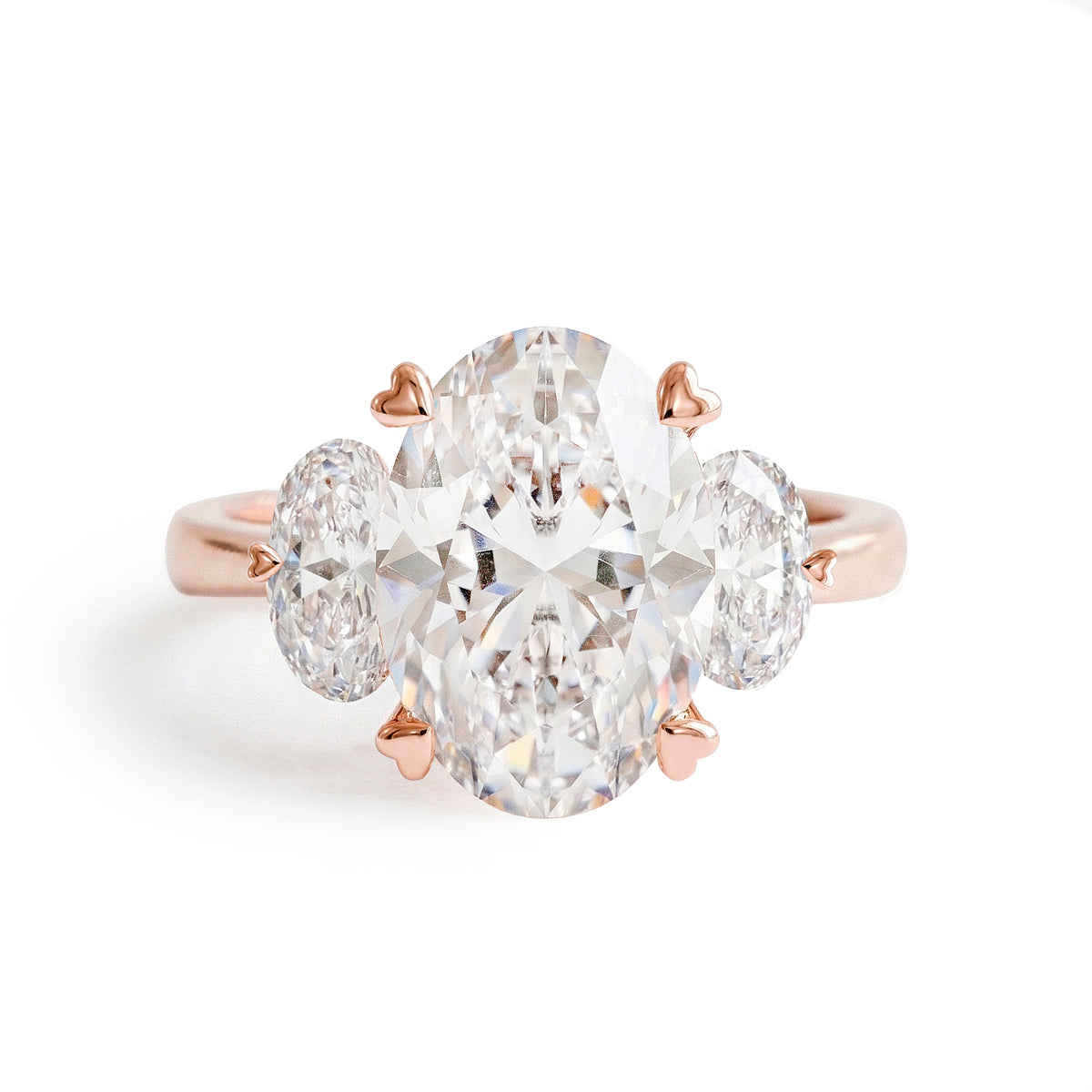 Doll Engagement Ring in Rose Gold